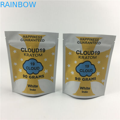 Miękkie w dotyku woreczki Mylar z nadrukiem na stojąco Matte Child Resistant