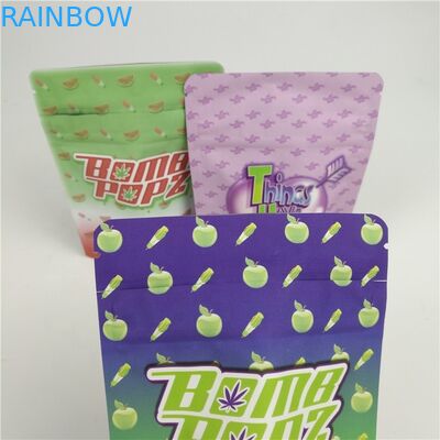 Foliowe, zamykane saszetki z zabezpieczeniem przed dziećmi mrożone ciasteczka Mylar Ziplock