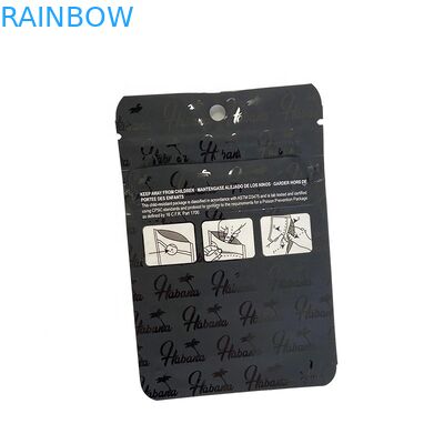 3,5-gramowe, holograficzne, cyfrowe woreczki stojące z zabezpieczeniem przed dziećmi na pliki cookie