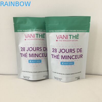 Folia aluminiowa Stand Up Zipper Opakowanie przekąsek z nadrukiem cyfrowym