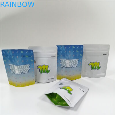 Sugar Zip Lock Mylar Stand Up Plastic Bags Odporny na zapach Druk UV