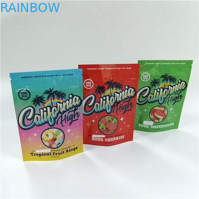 Zioła kwiatowe CBD Ziplock woreczek z trzema uszczelnieniami spersonalizowany drukowany laminowany