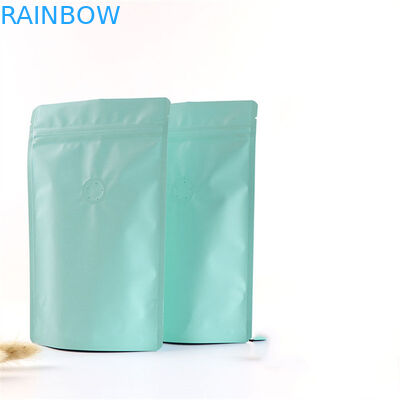 Druk wklęsły Matowe wykończenie Folia aluminiowa na zamek błyskawiczny Torby na kawę z zaworem