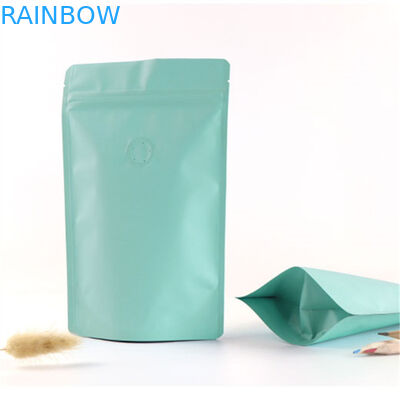 Druk wklęsły Matowe wykończenie Folia aluminiowa na zamek błyskawiczny Torby na kawę z zaworem