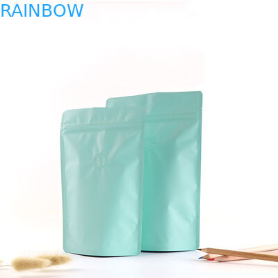 Druk wklęsły Matowe wykończenie Folia aluminiowa na zamek błyskawiczny Torby na kawę z zaworem