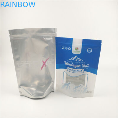 Folia do pakowania soli do kąpieli Matowa torebka z zamkiem błyskawicznym wielokrotnego użytku