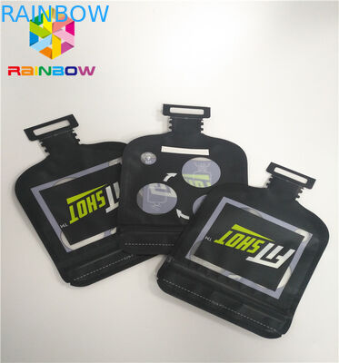 Opakowania cukierków Nieregularne kształty Niestandardowe plastikowe torby z zamkiem błyskawicznym