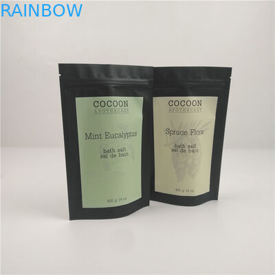 Odporne na wilgoć woreczki foliowe z zamkiem błyskawicznym 14 Oz z możliwością ponownego uszczelnienia do peelingu ciała