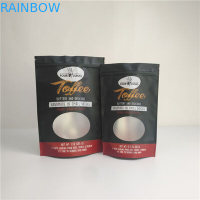 Niestandardowe drukowane laminowane jadalne mylarowe opakowania na żywność z okienkiem