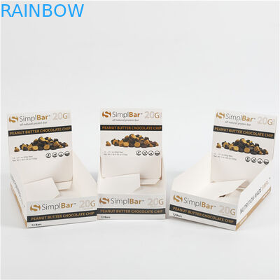 Snack Fruit Chocolate Bar Display Opakowanie kartonowe Opakowanie na zamówienie z nadrukiem