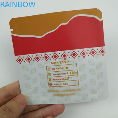 Herbata Mylar Zgrzewana folia aluminiowa Torba z folii spożywczej Odporna na zapach wklęsłodruk