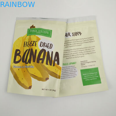 Niestandardowe plastikowe suche owoce aluminiowe woreczki stojące z nadrukiem wklęsłym