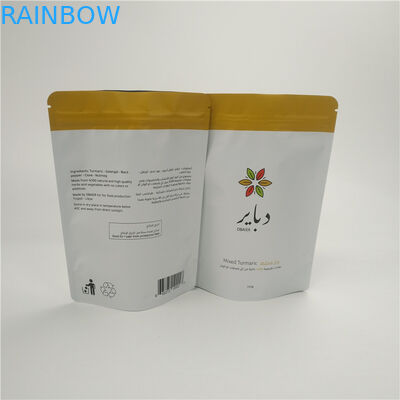 Mieszana kurkuma w proszku MOPP VMPET PE Przyjazne dla środowiska woreczki na żywność Druk wklęsły