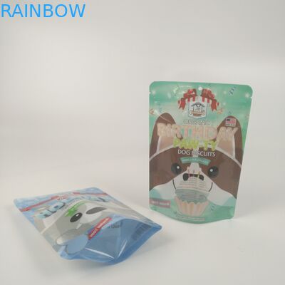 Dog Chicken Biscuit Mylar Stand Up Pet Food Packaging Dostosowane logo