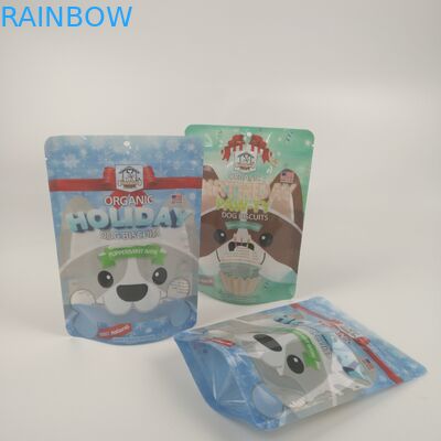 Dog Chicken Biscuit Mylar Stand Up Pet Food Packaging Dostosowane logo