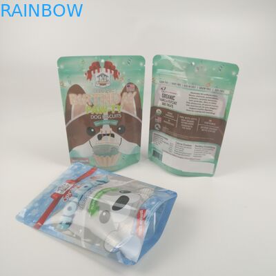 Dog Chicken Biscuit Mylar Stand Up Pet Food Packaging Dostosowane logo