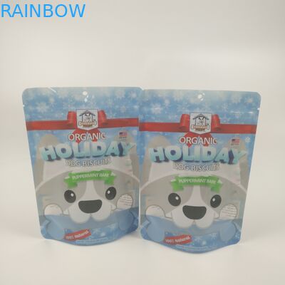 Dog Chicken Biscuit Mylar Stand Up Pet Food Packaging Dostosowane logo