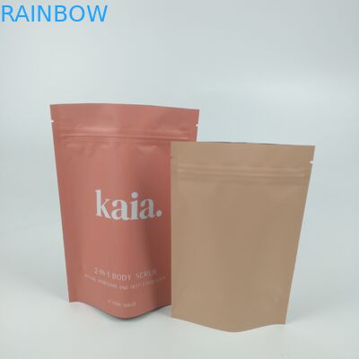 Kosmetyczna plastikowa torba barierowa z zamkiem błyskawicznym Matowa wykończona z możliwością ponownego uszczelnienia