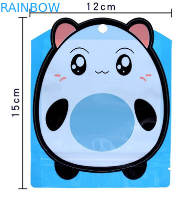 Nieregularny kształt 3-stronne zgrzewane plastikowe torby Odporne na zapach cukierków