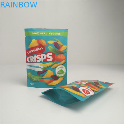 Organiczne mieszane suszone warzywa Matte Mylar Aluminium Stand Up Saszetka 35g