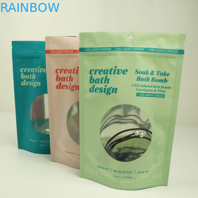 Zapach Ziplock Folia aluminiowa Mylar Resealable Stand Up woreczki z okienkiem