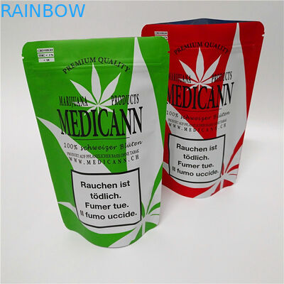 3,5g 28g 1 uncja California Flower Childproof Mylar Bag CBD Soft Touch Alumnum Folia podszyta woreczkiem Doy Pack