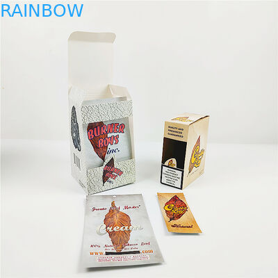 Niestandardowe papierowe pudełko z nadrukiem z logo Grabba Leaf Kraft Paper Box for Grabba Leaf