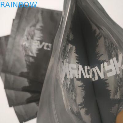 Przezroczysta przednia tylna szyba zgrzewana odporna na zapach, zamykana na zamek błyskawiczny opakowanie Mylar do przechowywania żywności trzy boczne uszczelnienie Doypack