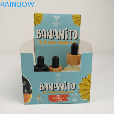 Niestandardowy składany karton tekturowy odrywany karton, tektura falista Licznik PDQ Detaliczne przekąski Opakowanie papierowe