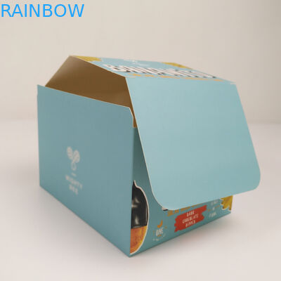 Niestandardowy składany karton tekturowy odrywany karton, tektura falista Licznik PDQ Detaliczne przekąski Opakowanie papierowe