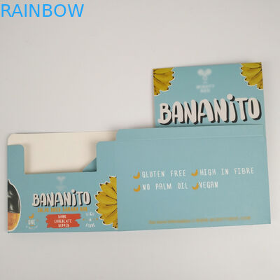 Niestandardowy składany karton tekturowy odrywany karton, tektura falista Licznik PDQ Detaliczne przekąski Opakowanie papierowe