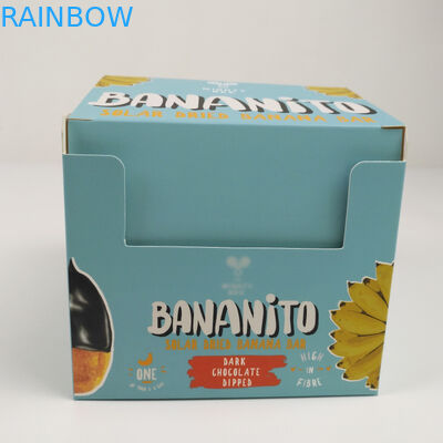 Niestandardowy składany karton tekturowy odrywany karton, tektura falista Licznik PDQ Detaliczne przekąski Opakowanie papierowe