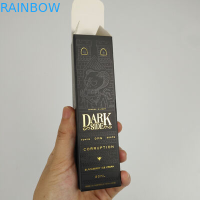 Niestandardowe hurtowe składane małe czarne luksusowe tłoczone na gorąco złote pudełko na prezent kosmetyczne pudełko papierowe