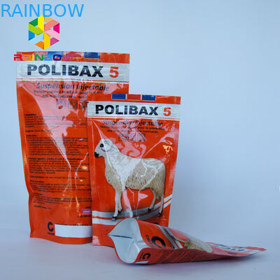 Wklęsłodruk Plastikowy pies traktuje z zamkiem błyskawicznym Worek do pakowania żywności