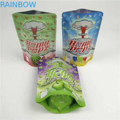 Wielokrotnego zamykania chwastów Mylar Herbal Incense Packaging Odporna na zapach torba Mylar MOPP