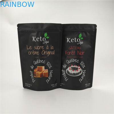 8x15cm FDA Mylar torby do pakowania żywności VMPET na przekąskę z ciastem cukierkowym