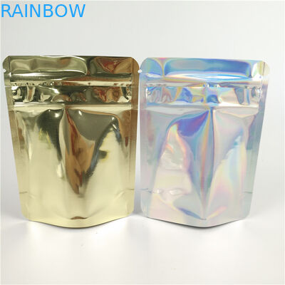 SGS 200g Odporna na zapach torba Ziplock Plastikowa CMYK z okienkiem