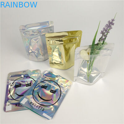 SGS 200g Odporna na zapach torba Ziplock Plastikowa CMYK z okienkiem