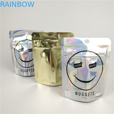 Zipock 300g zamykane torby z folii aluminiowej Mylar do jadalnych opakowań do żywności