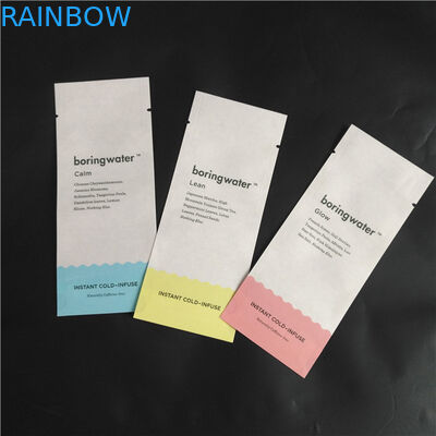 Eco Friend Biodegradowalny papier pakowy PLA Mieszanka do żywności w proszku Torby do pakowania przypraw Trzy boczne woreczki uszczelniające