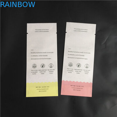 Eco Friend Biodegradowalny papier pakowy PLA Mieszanka do żywności w proszku Torby do pakowania przypraw Trzy boczne woreczki uszczelniające