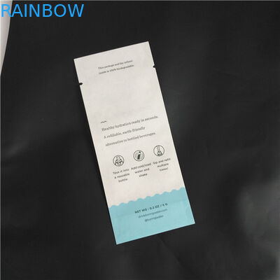 Eco Friend Biodegradowalny papier pakowy PLA Mieszanka do żywności w proszku Torby do pakowania przypraw Trzy boczne woreczki uszczelniające