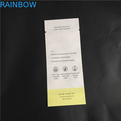 Eco Friend Biodegradowalny papier pakowy PLA Mieszanka do żywności w proszku Torby do pakowania przypraw Trzy boczne woreczki uszczelniające
