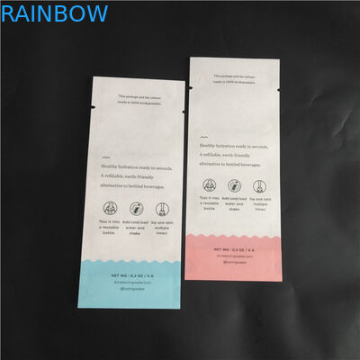 Eco Friend Biodegradowalny papier pakowy PLA Mieszanka do żywności w proszku Torby do pakowania przypraw Trzy boczne woreczki uszczelniające