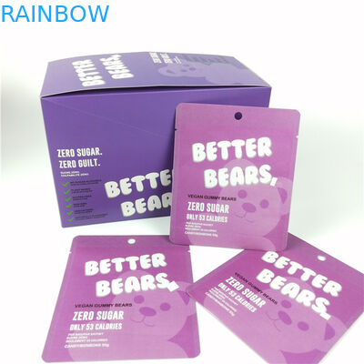 350g Papier Gummy Cbd Pudełko kartonowe Wytłoczenie cmyk