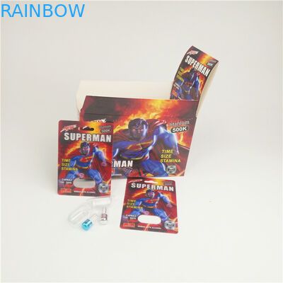 Rhino 8 3D Pills Card 200mic 500K 3D Blister Card Male Enhancement