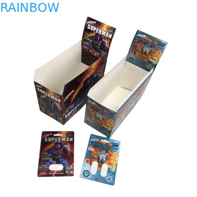 Hologram SGS Sex Pill Blister Card 500k 3D Blister Karta papieru z wyświetlaczem