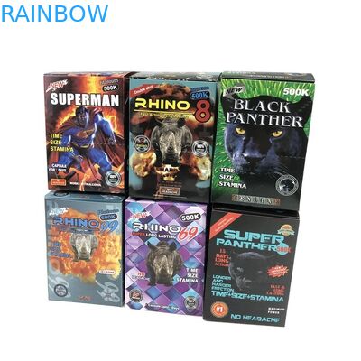 Hologram SGS Sex Pill Blister Card 500k 3D Blister Karta papieru z wyświetlaczem