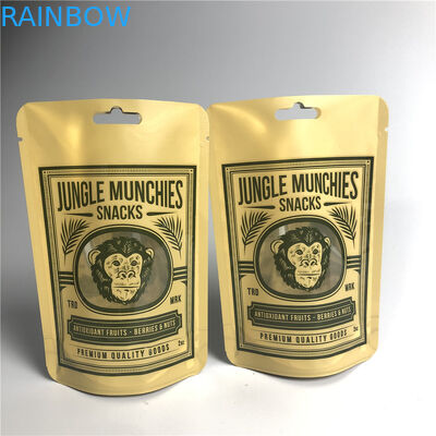 PA 1.5C AL 0.7C Matowe torby do pakowania przekąsek Stand Up MPET