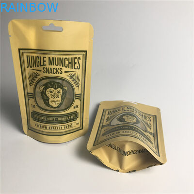 PA 1.5C AL 0.7C Matowe torby do pakowania przekąsek Stand Up MPET